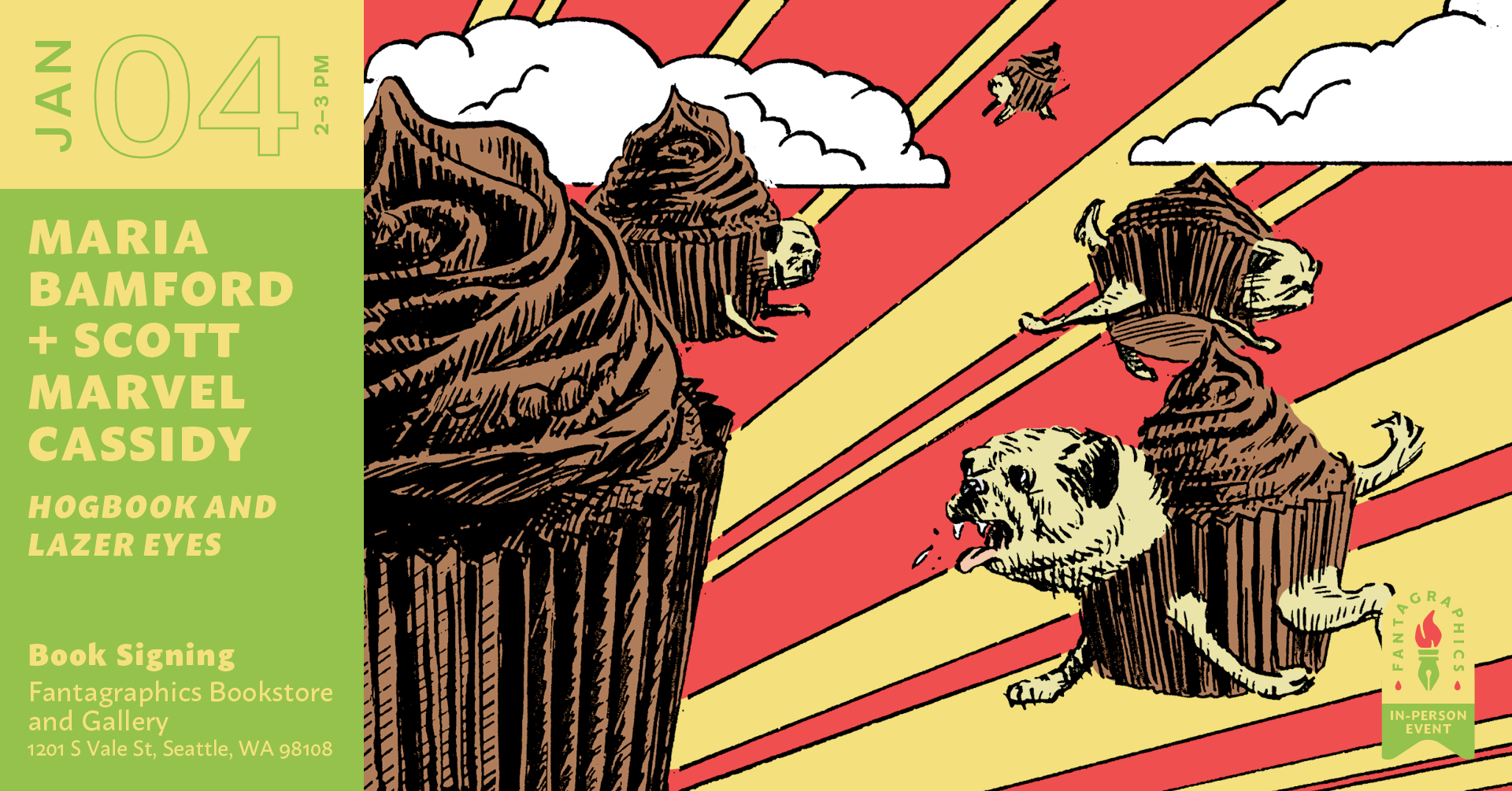Seattle, WA: Maria Bamford + Scott Marvel Cassidy (Hogbook and